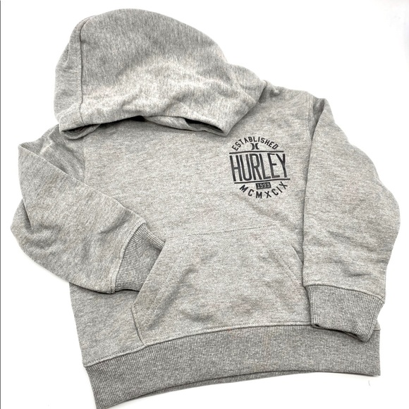 hurley gray hoodie
